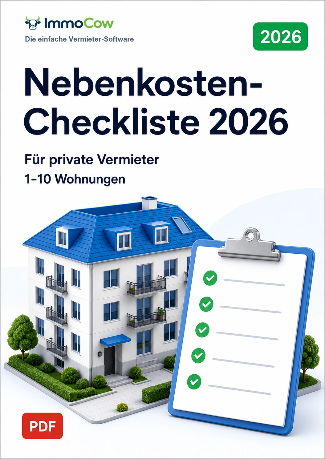 Cover der Nebenkosten-Checkliste 2026